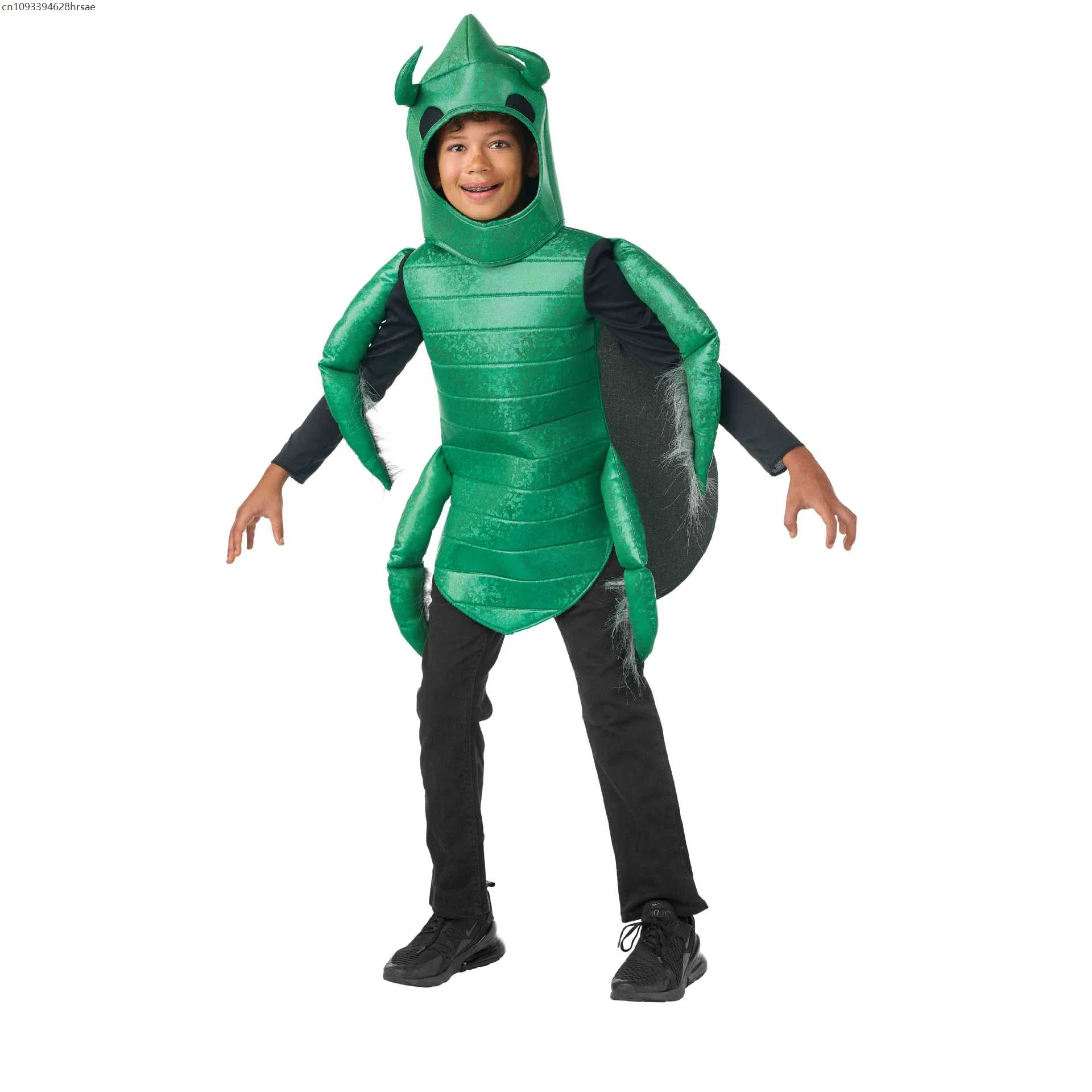 

Unisex Boys Cute Insect Halloween Costume Girls Green Beetle Costume For Child