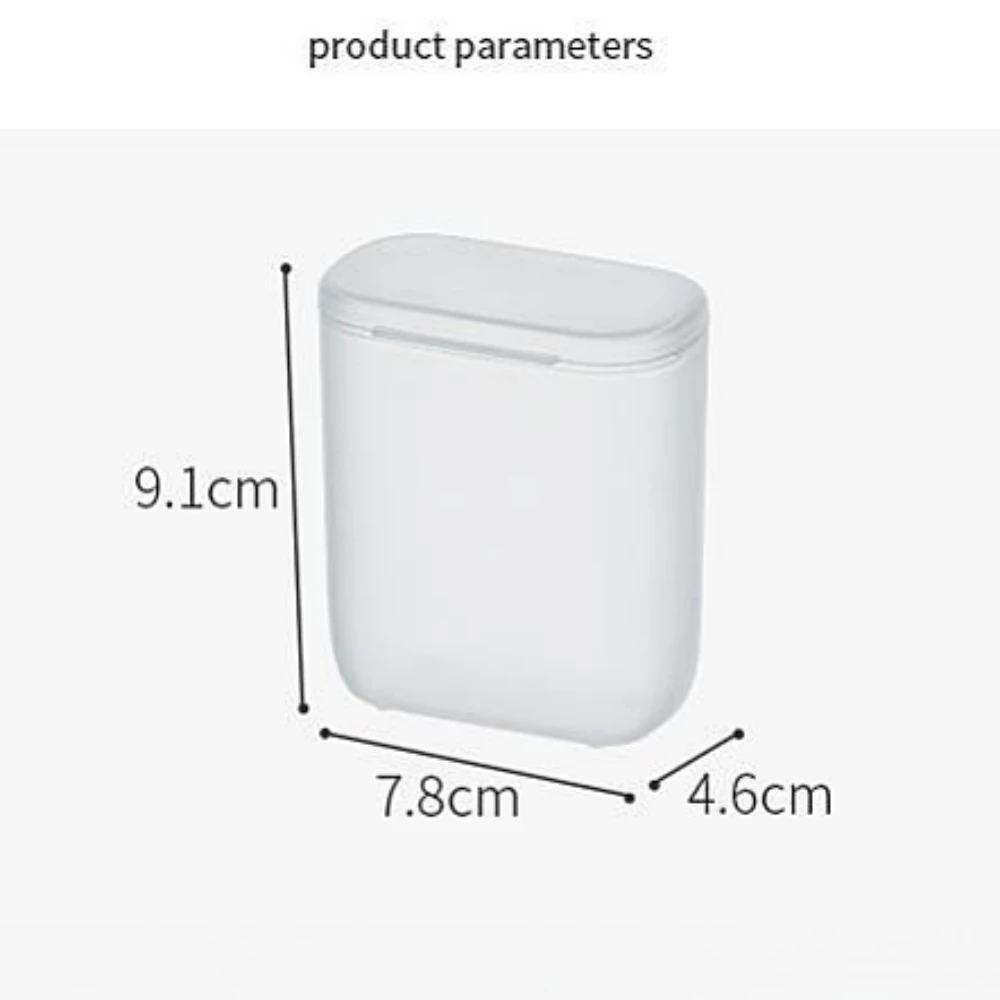 Portable Desktop Data Cable Storage Box Transparent Phone Charger Earphone Wire Organizers With Dustproof Cover Office Supplies