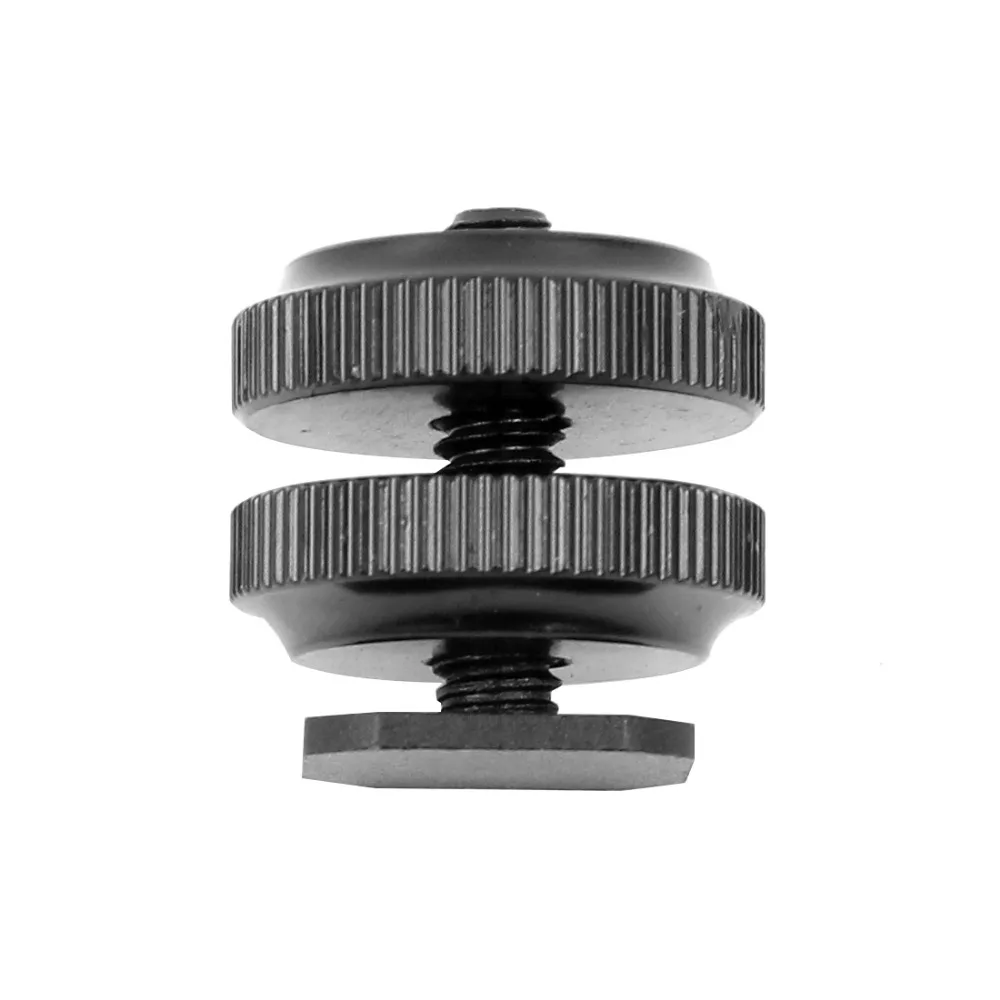 3/8 1/4 5/8 Single Dual Nut Stativplatte zum Blinken Kalter Blitzschuh-Schraubenadapter für GoPro 13 Insta360 X4 Light Stativ-Mikrofonhalter – Detail 33