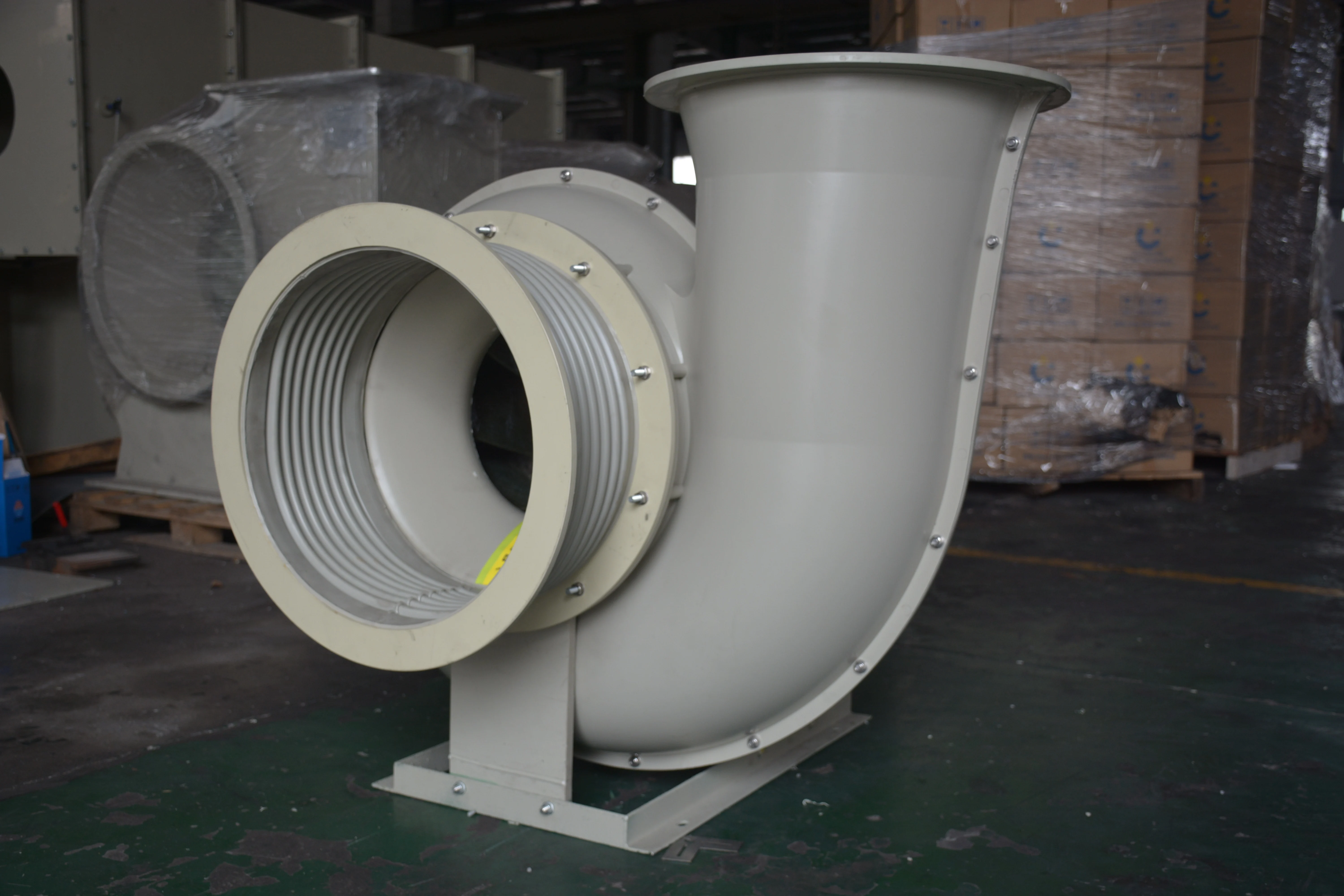 Customizable OEM Fiberglass Ventilation Fan Anti-Corrosion Centrifugal Blower Frequency Conversion Motor 3 Phase 40dB+