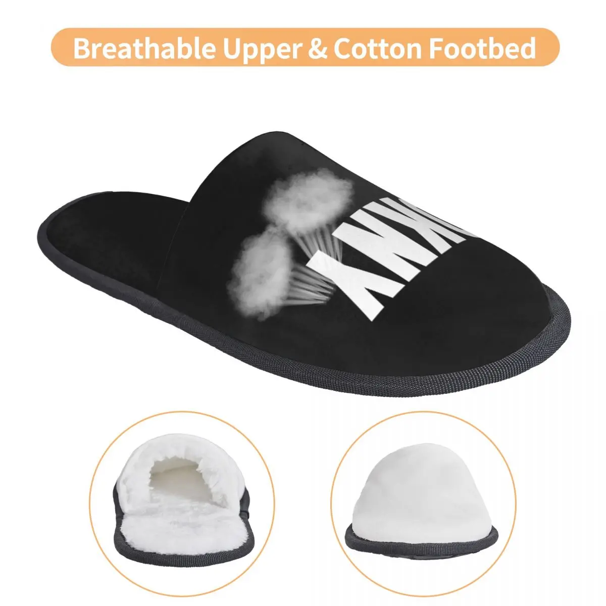 Winter Slippers Fashion DKNYs Merch Household Fur Slippers Slides Living Room Cozy Non-slip Slides