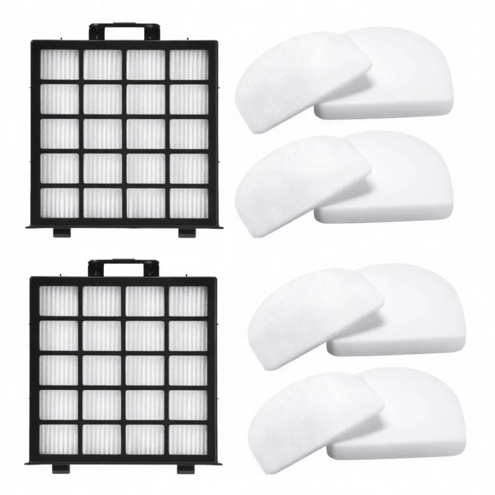 HEPA Filter Foam Felt Roller Brush Set Compatible With Shark AZ4000 AZ4002 AZ400C Vacuum Cleaner Accessory Parts Kit