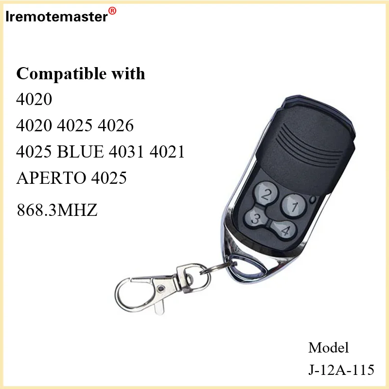 For SM 4020 4025 BLUE 4031 4021 Télécommande De Porte De Garage далёкий APERTO 4025 Garage Door Remote 868MHz Mando De Garaje