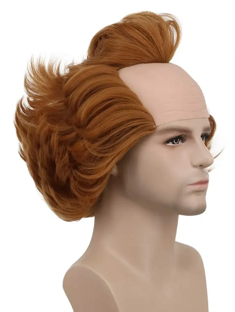 Pennywise المهرج شخصية زي قصير الألياف الاصطناعية شعر مستعار شخصية حفلة الهالوين #3