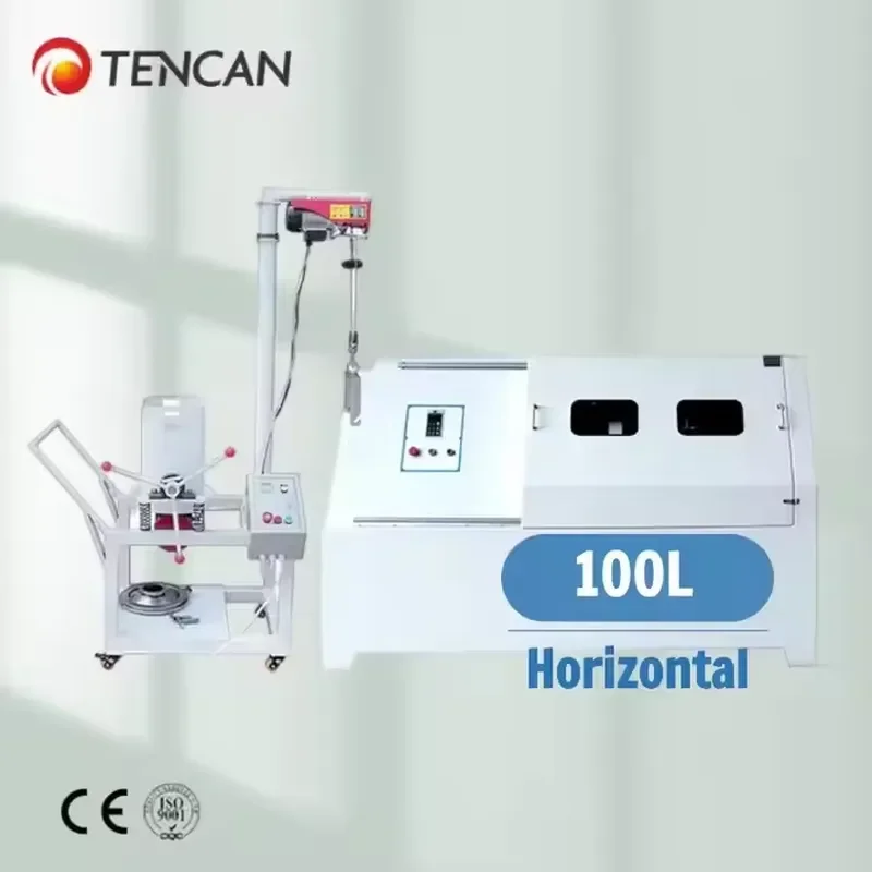 i TENCAN WXQM-100L 0.1 to 1μm Fineness Industrial Grade Silicon Powder Mill Horizontal Ball Grinder Laboratory Planetary Ball