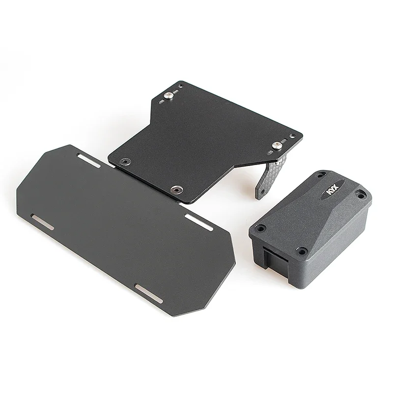 KYX Racing Metal Modified Forward Battery Tray Set Upgrades Parts Accessories for 1/10 RC Crawler Axial SCX10 II 90046 90047