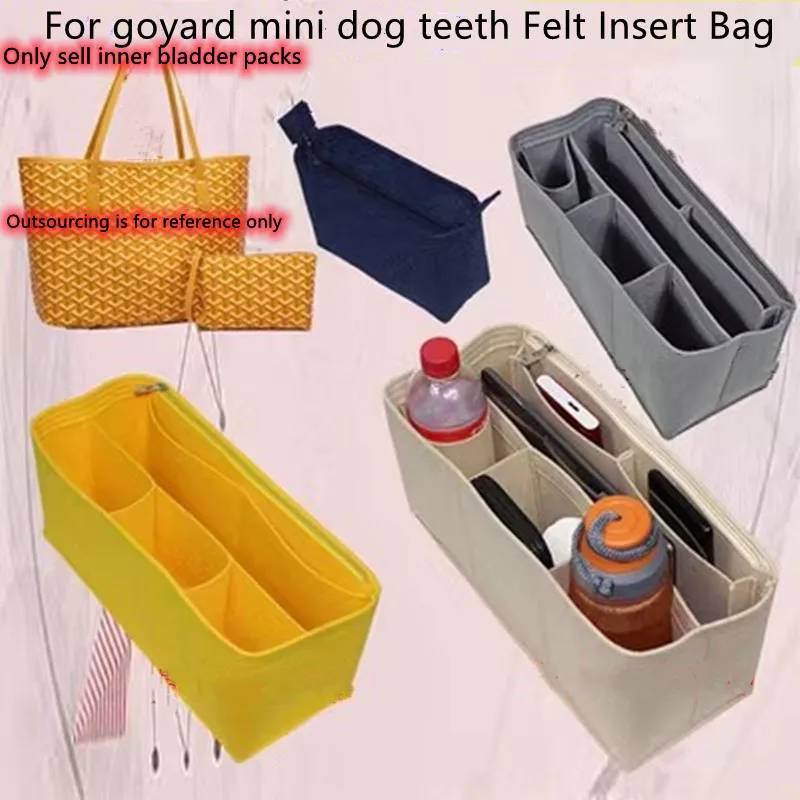 Felt Insert Bag Organizer Fits For GOYARD St Louis PM GM Tote Makeup Handbag Organizer Travel Inner Purse Cosmetic Mommy Bags