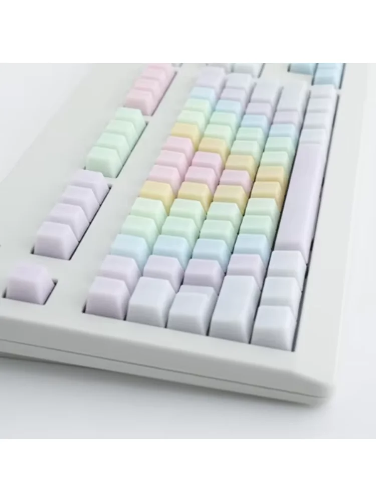 Jelly Rainbow Keycaps Teclado Mecânico Personalizado Keycaps 60/64/75/80/87/98/108