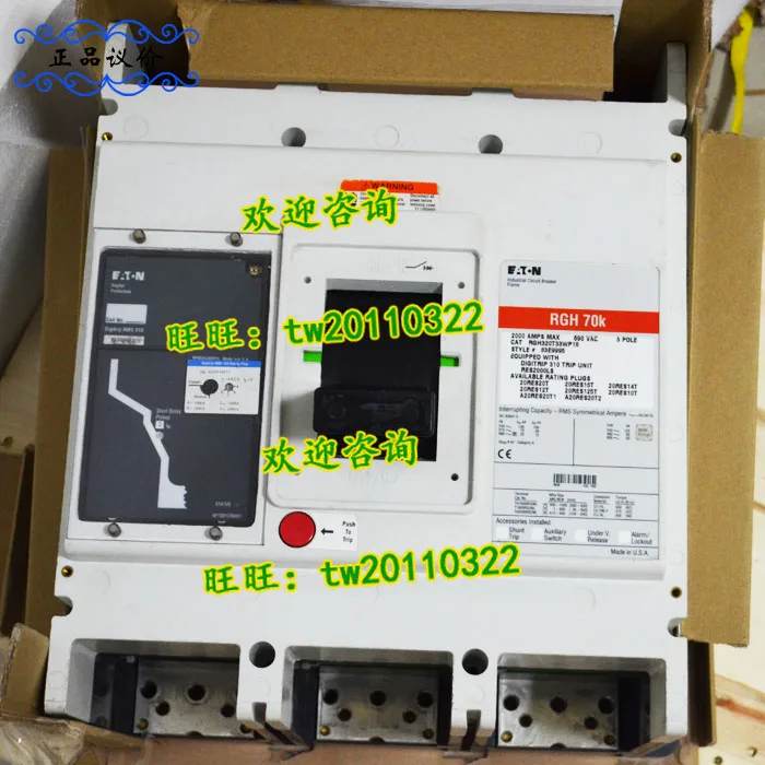 [Physical Photo] RGH320T33WP16 American Eaton ETN/Mueller, Molded Case Circuit Breaker, Please Negotiate