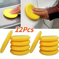 12Pcs Waxing Sponges Car Polishing & Detailing Ultra-Soft Foam Applicator Pads for Seamless Curing Car Wash Kit