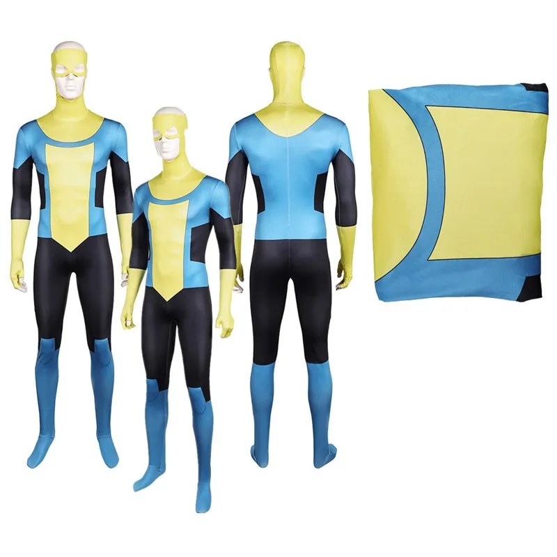 

2025 Mark Grayson Cosplay Jumpsuit Invincible Roleplay Costume Adult Men Disguise Bodysuit Outfits Halloween Carnival Party Suit