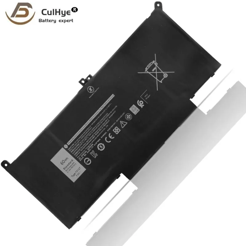 

New F3YGT Laptop Battery for Dell Latitude 12 7000 E7280 E7290 E7380 E7390 E7480 E7490 F3YGT 2X39G High Capacity 7.6V 60WH