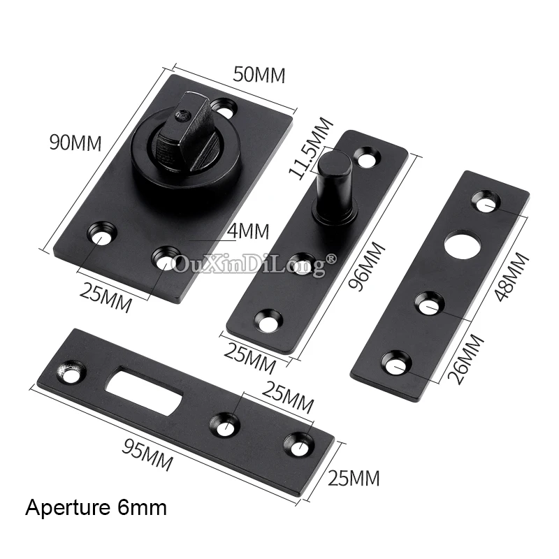 HOT 1Set Metal Heavy Duty Door Hinges 360° Rotary Invisible Hidden Door Pivot Hinges Up and Down Mount Door Shaft Loading 100KG