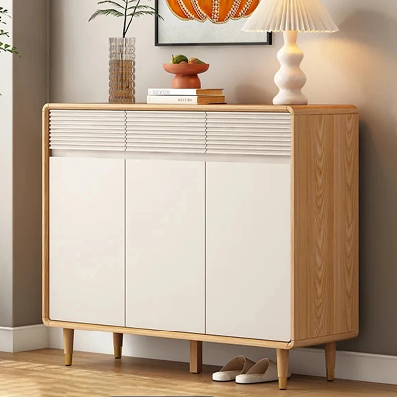 

Luxury Design Shoe Rack Nordic Modern Wooden Living Room Shoe Cabinet Storage Shelves Meuble Chausssure Furniture Living Room
