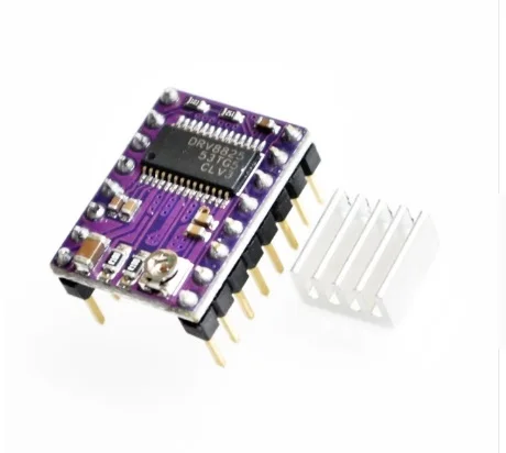 Reprap Stepper Driver A4988 DRV8825 Módulo de driver de motor de passo + dissipador de calor