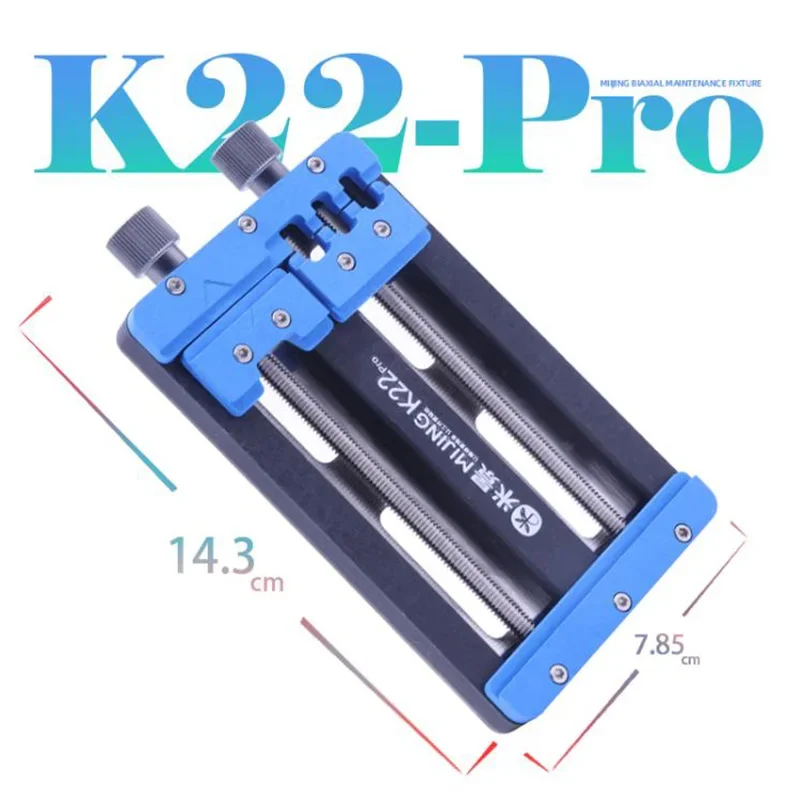 Mijing K22Pro Universal Dual-axis Fixture for Phone Motherboard Repair IC Chip Hard Disk Glue Removal Welding Clamping Jig