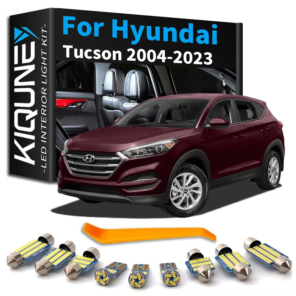 No Error Interior LED Light Kit Canbus For Hyundai Tucson JM LM TL NX4 2004- 2015 2016 2017 2018 2019 2020 2021 2022 2023 2024