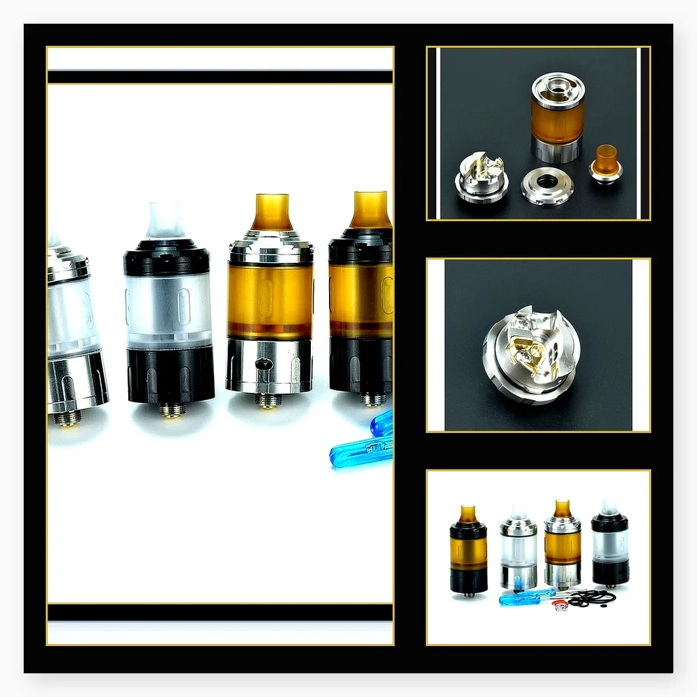 Wolfcoolvape Hussar Gobby RTA 4.5ml Rebuildable Tank Atomizer, 22mm Single Coil, Made of 316SS