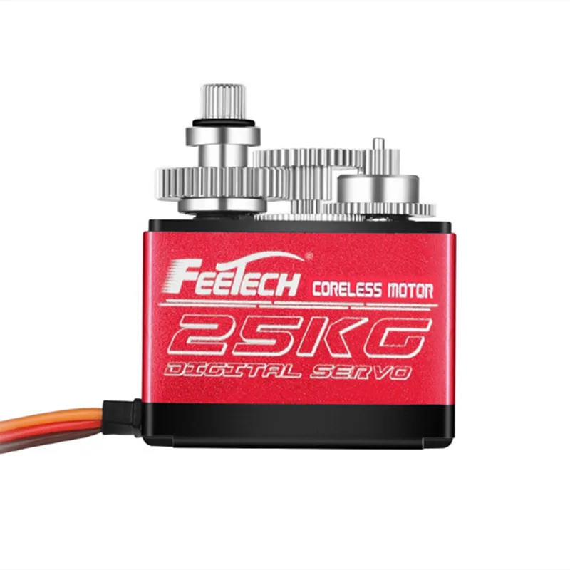 

FI7622M 22 кг цифровой сервопривод с высоким крутящим моментом и металлической шестерней надежное водонепроницаемое решение для радиоуправляемых вертолетов автомобилей GPS модели