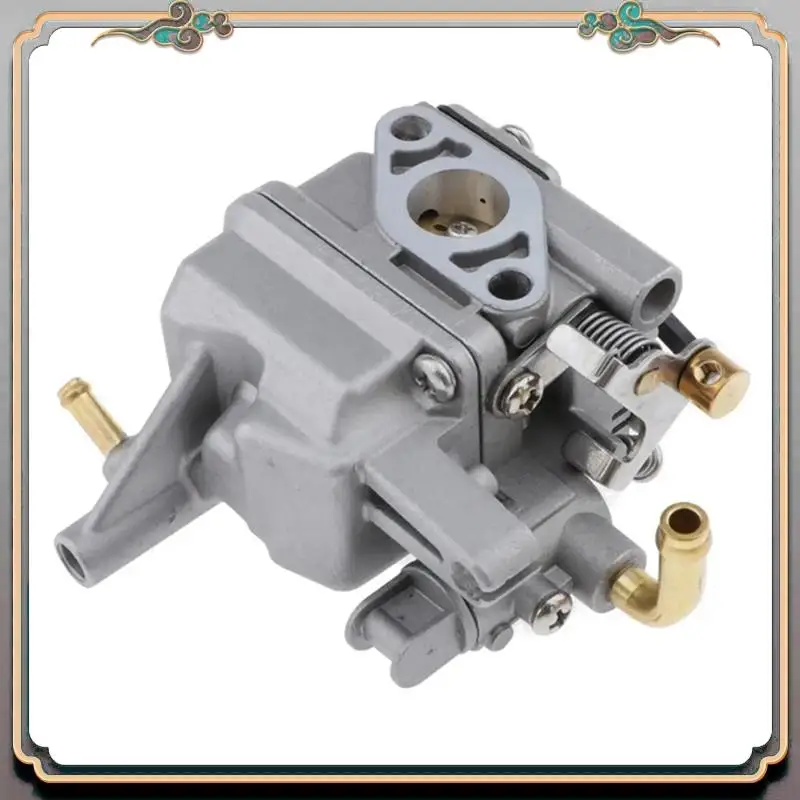 Confiable-1 Uds carburador marino conjunto de carburador plateado 69M-14301-10 69M-14301-00 69M-14301-11 para fueraborda Yamaha de 4 tiempos 2.6Hp F2.6