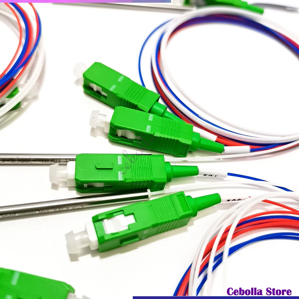 FTTH 1x2 Coupler Splittter Optical Fiber FBT Splitter 10:90  SC-APC Connector