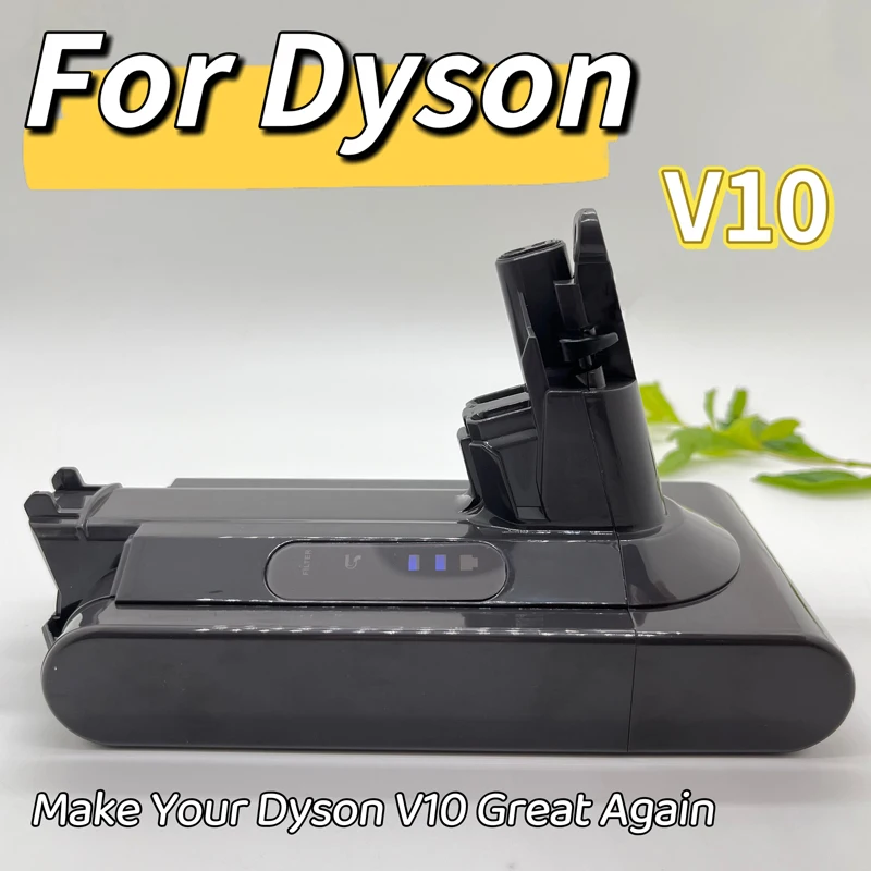 

Rechargeable 25.2V 6800mAh Battery Fast Charging, Long-Lasting, Direct Fit for Dyson V10 Animal Absolute Fluffy Cordless Vacuum