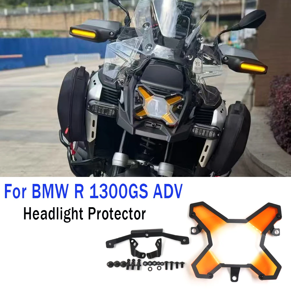 

2024-2025 R 1300 GS Adventure Headlight Grill Guard For BMW R 1300GS ADV Motorcycle Front Headlight Protector Guard Accessorie