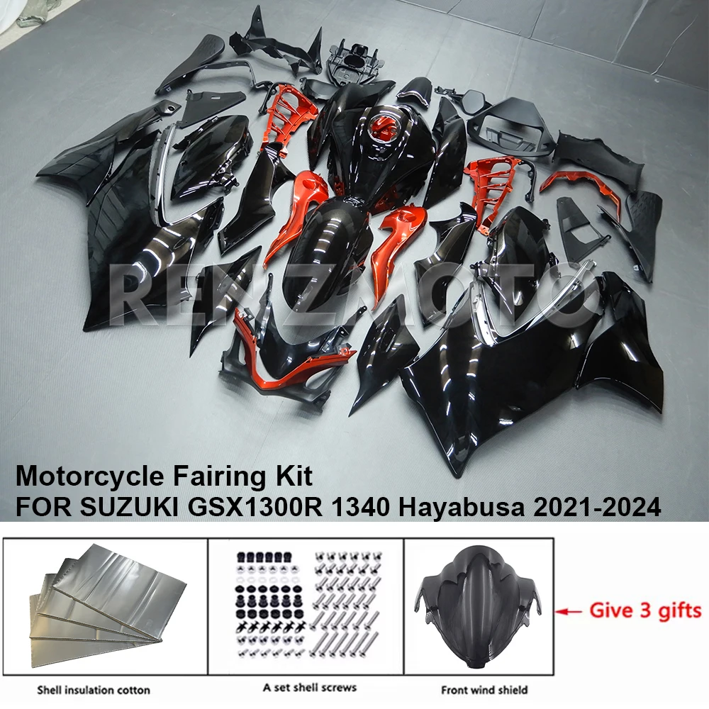 

Motorcycle Fairings Kit Fit For SUZUKI GSX1300R 1340 Hayabusa 2021-2024 Custom Bodywork Set ABS Injection Full Mold S1321-104a