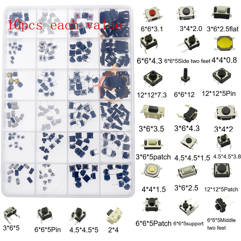 Variant: 250pcs x 25value