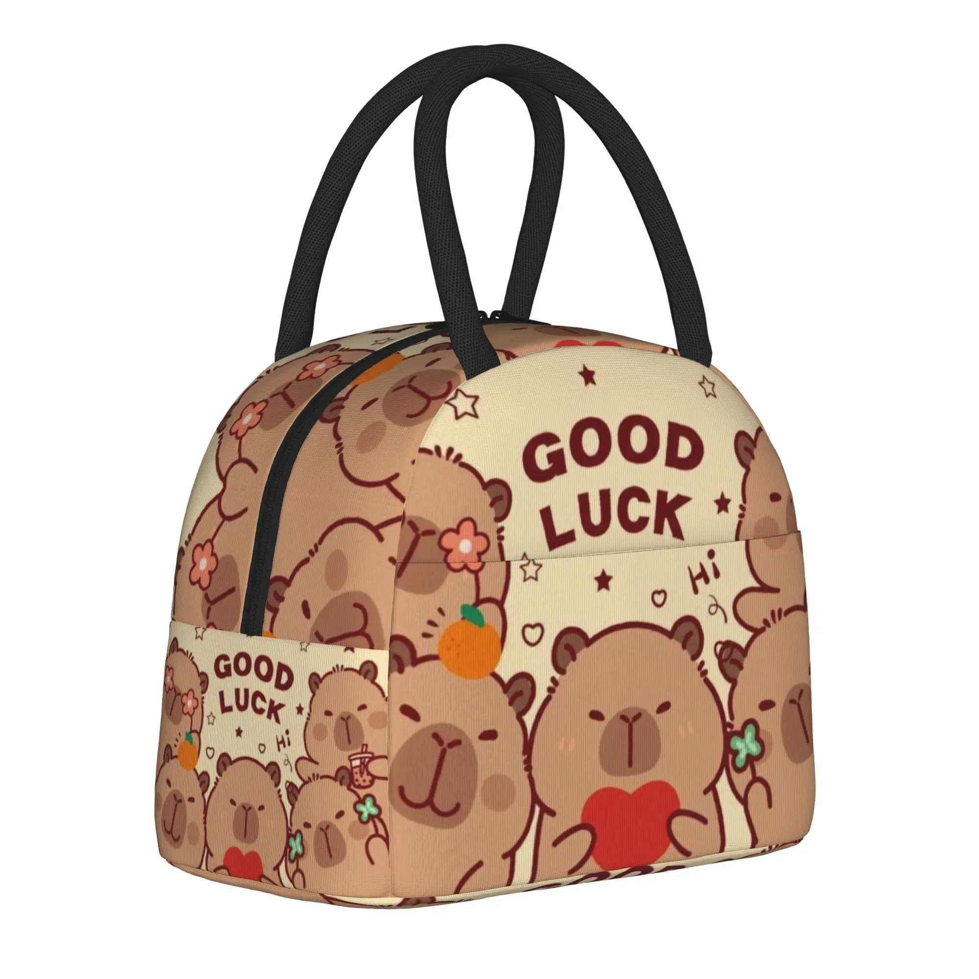 Lunch Boxes Capybara Merch  Lunch Food Box Fashion Thermal Cooler Lunch Box For School