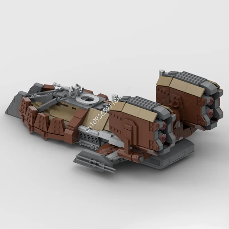 

2026PCS MOC WLO-5 Speeder Tank Pirate Star Battle Model Building Block Diy Creative Assembly Educational Bricks Toys Kid Gift