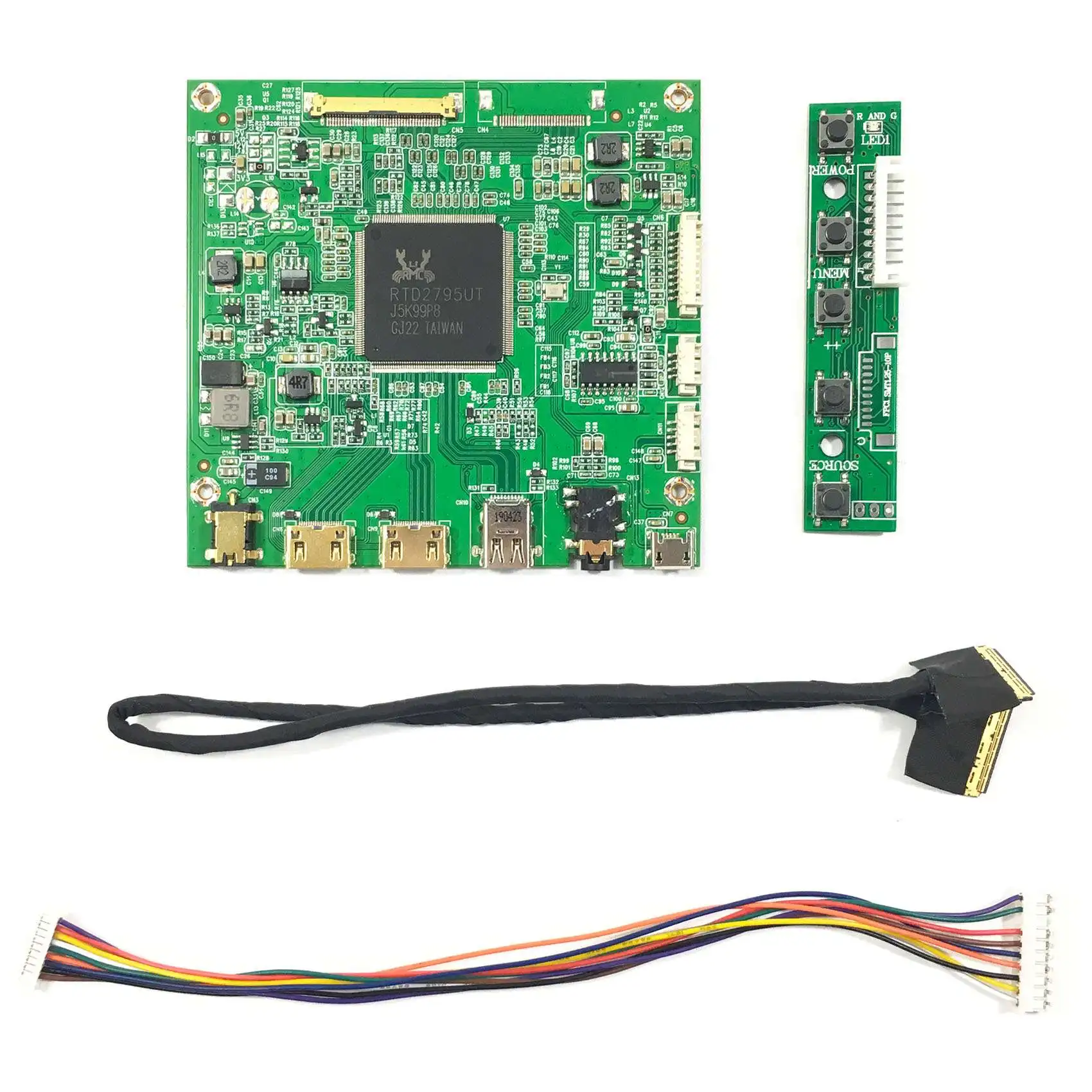 Hot Sale 1920X1080 Lcd Controller Board Kit Dp Input RTD2775 Chip 40Pin Edp Lcd Control Board for B156HAN07.1 1920X1080 Screen
