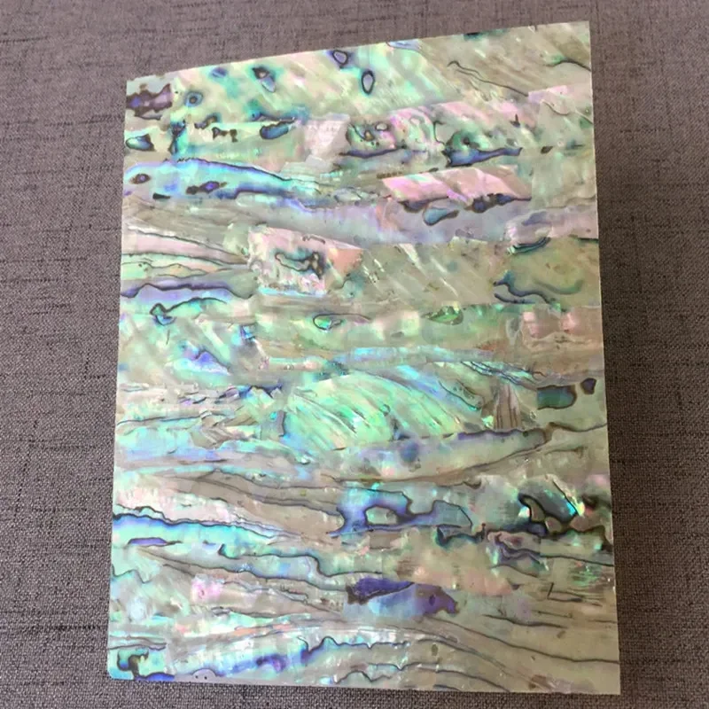 Natural Abalone Shell Mother of Pearl laminate Sheet DIY Home Decoration Materials And Crafts Carved Inlay Size 14cm/12cm