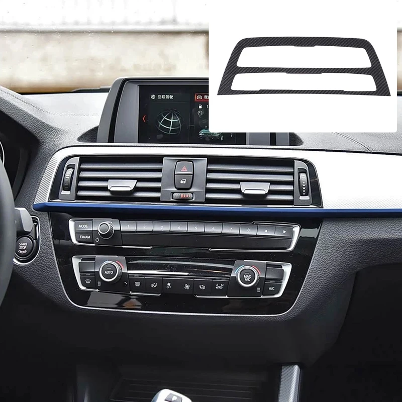For BMW 1 Series F20 F21 2 Series F22 F23 M2 F87 2017-2019 2020 Real Carbon Fiber Car Central Control AC Mode Button JJ361