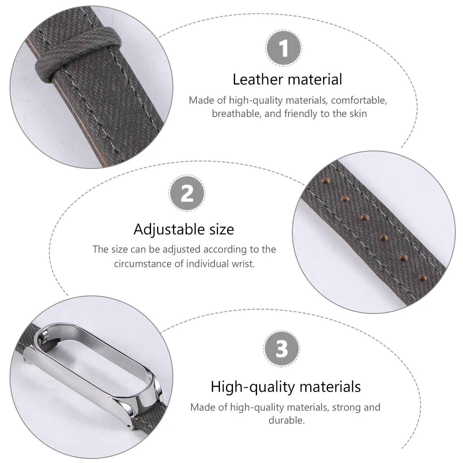 Denim Pattern Watch Strap Professional Adjustable Comfortable Breathable Skin Friendly Creative Replacement Band for 5