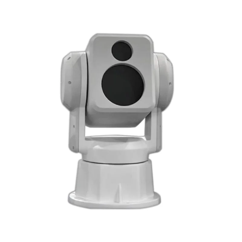 640x512 Thermal Camera Add 92x Zoom Visible Video Gyro-Stabilized IP67 Camera On Sea Detection Vehicle
