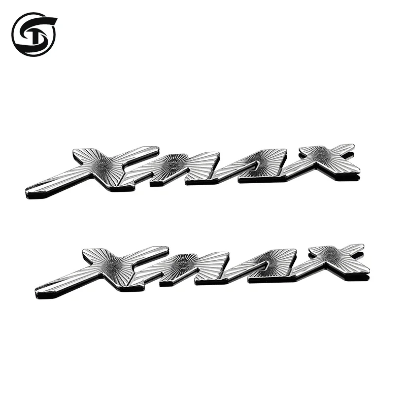 3D Motorcycle Decoration Stickers Moto Aluminium For Yamaha XMAX 125 XMAX 300 TECH MAX Emblem Badge Decals XMAX 125 300 Modified