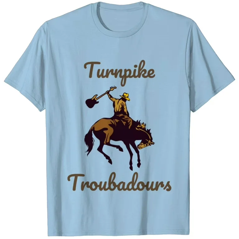 

Vtg Turnpike Troubadours Band Music Lover Cotton Light Blue Unisex Shirt J626