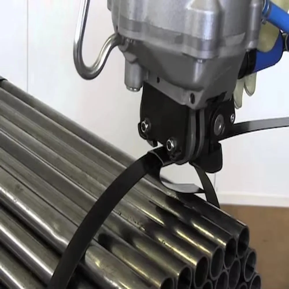 Automatic Steel Coil Strapping Machine Intelligent Bundling Equipment for Pipe Plate Industrial Packing