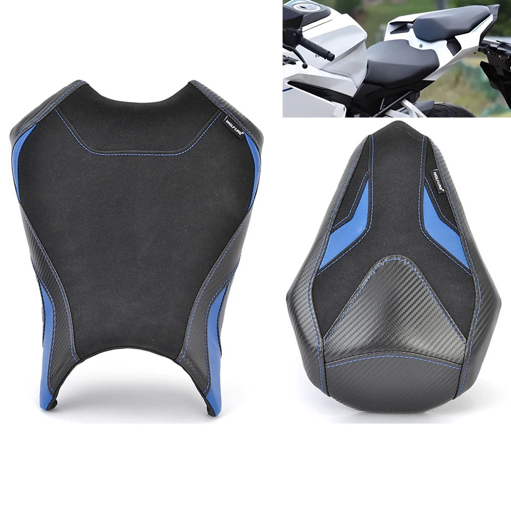 

CBR250RR Front Rider Seat Cover Rear Passenger Pillion Solo Seat Cushion For Honda CBR 250 RR 2017-2025 2020 2021 2022 2023 2024