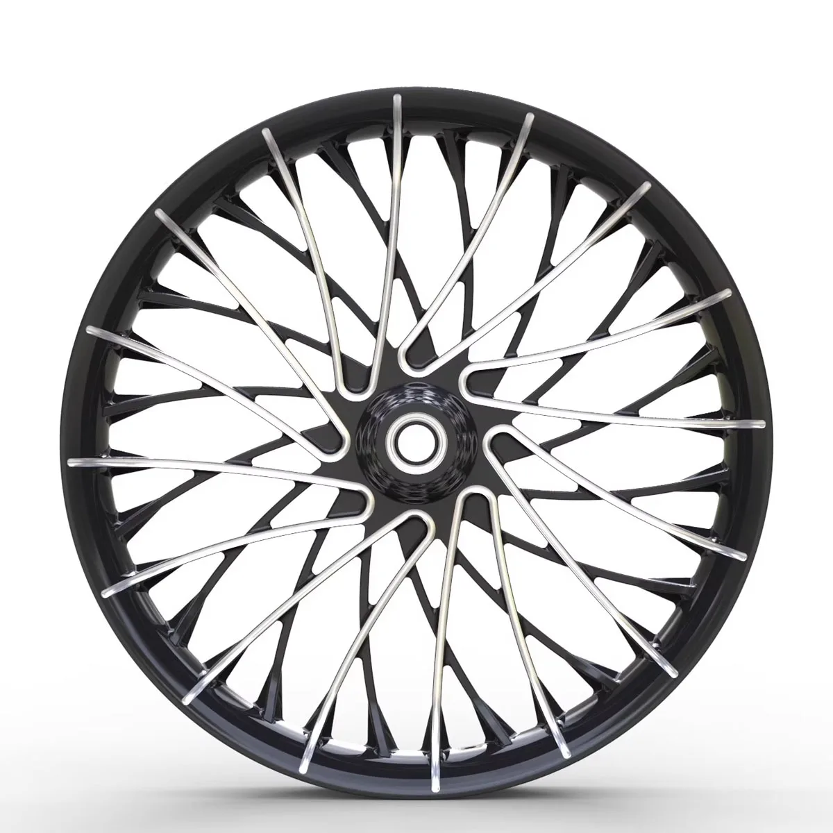 Alloy Motorcycle Wheels In Chrome Aluminum Front & Rear Rim Accessories For Harley 14-later Ultra Classic & Ultra Limited ModelZ