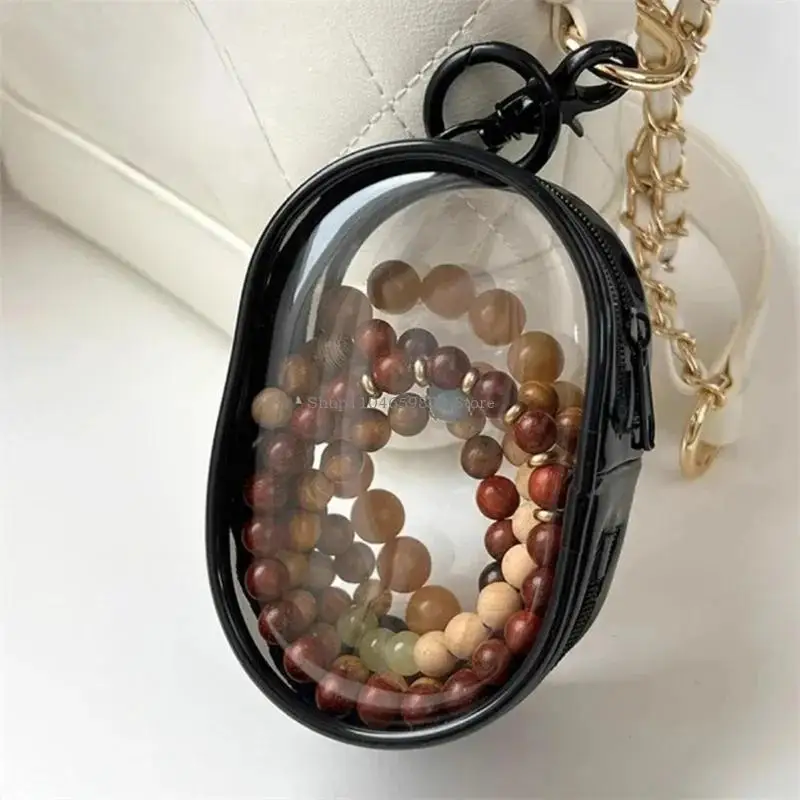 

Portable Clear Electronics Storage Pouches With Multiple Compartments For Charging Wire Earphones Electronic Accessories