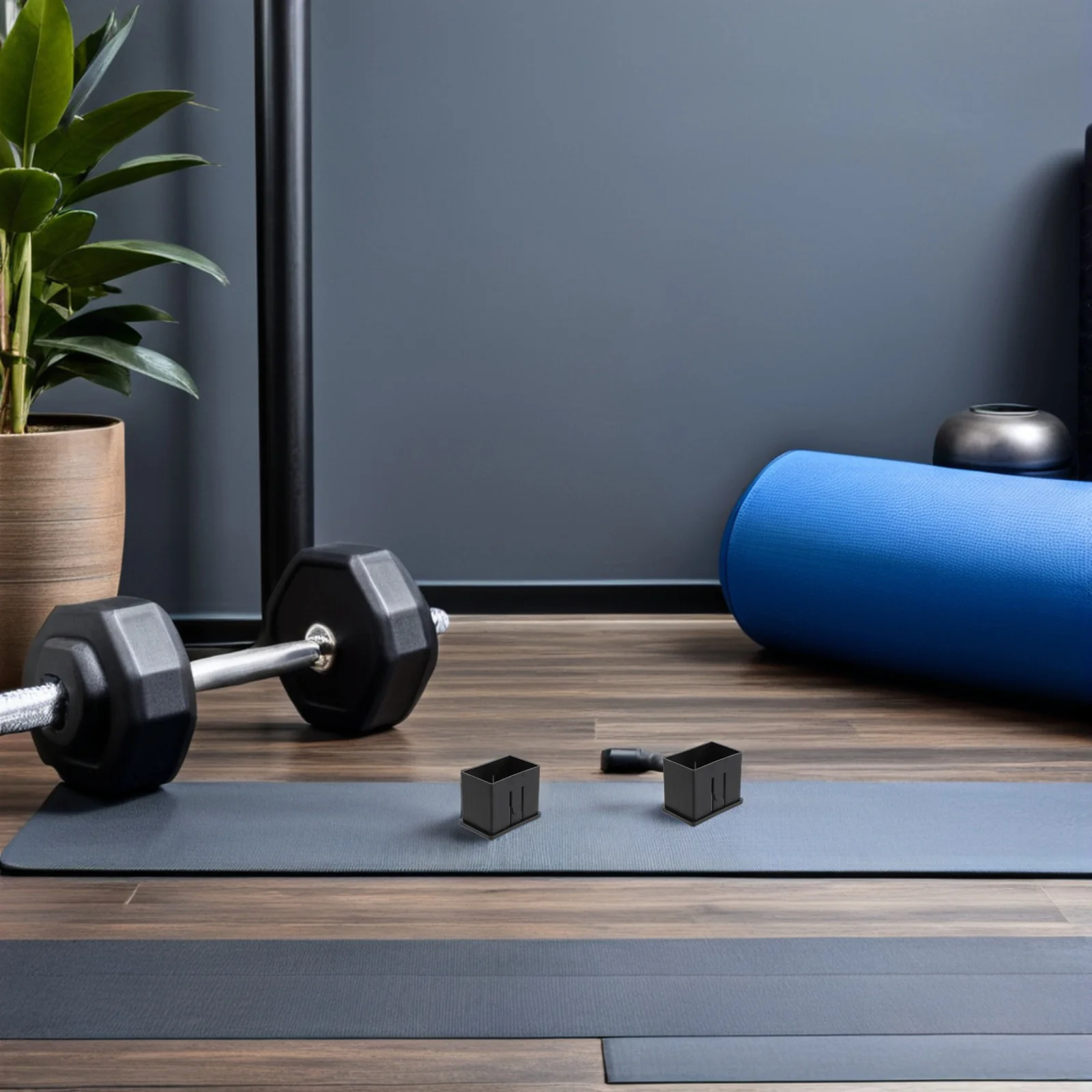 

4Pcs Plastic Square Tube Sleeve Adapter Hollow Insert 60x40 to 50x30mm Non-Slip Fitness Tube Connector for Gym Equipment