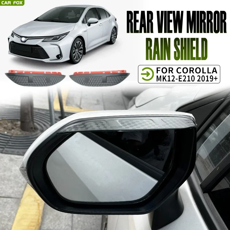 For Toyota Corolla rearview mirror rain shield,the rearview mirror provides rain protection