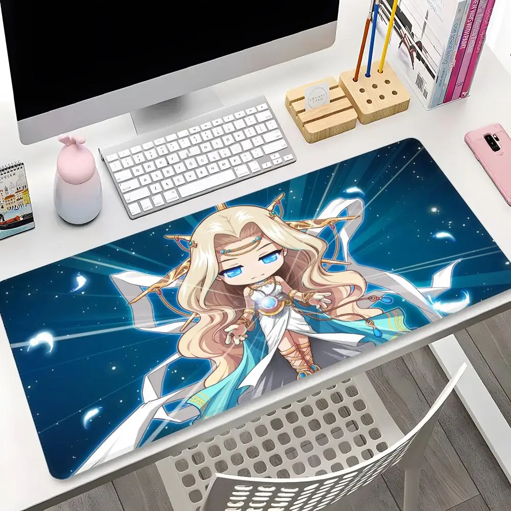 Game Maplestory Mouse Pad Gaming Locking Edge Big safely Computer Gamer Large Rubber Art Mousepad Laptop Desk Mat