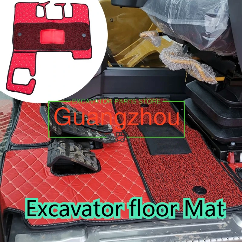 High Quality Excavator Cab Floor Rubber Foot Pad for 320GC 336GC 323GC 330GC
