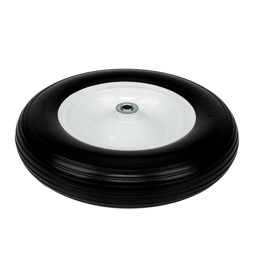 14.2" Tool Car PU Solid Foaming Wheel Black