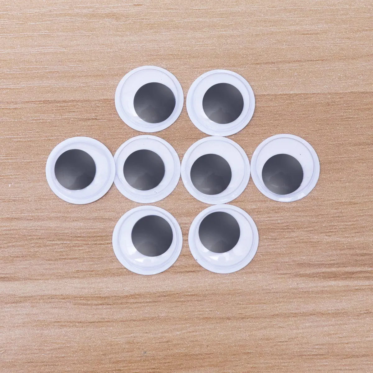 

250Pcs Self Adhesive Googly Eyes 6Mm 12Mm 15Mm DIY Plastic Cartoon Animal Craft for Handmade Projects