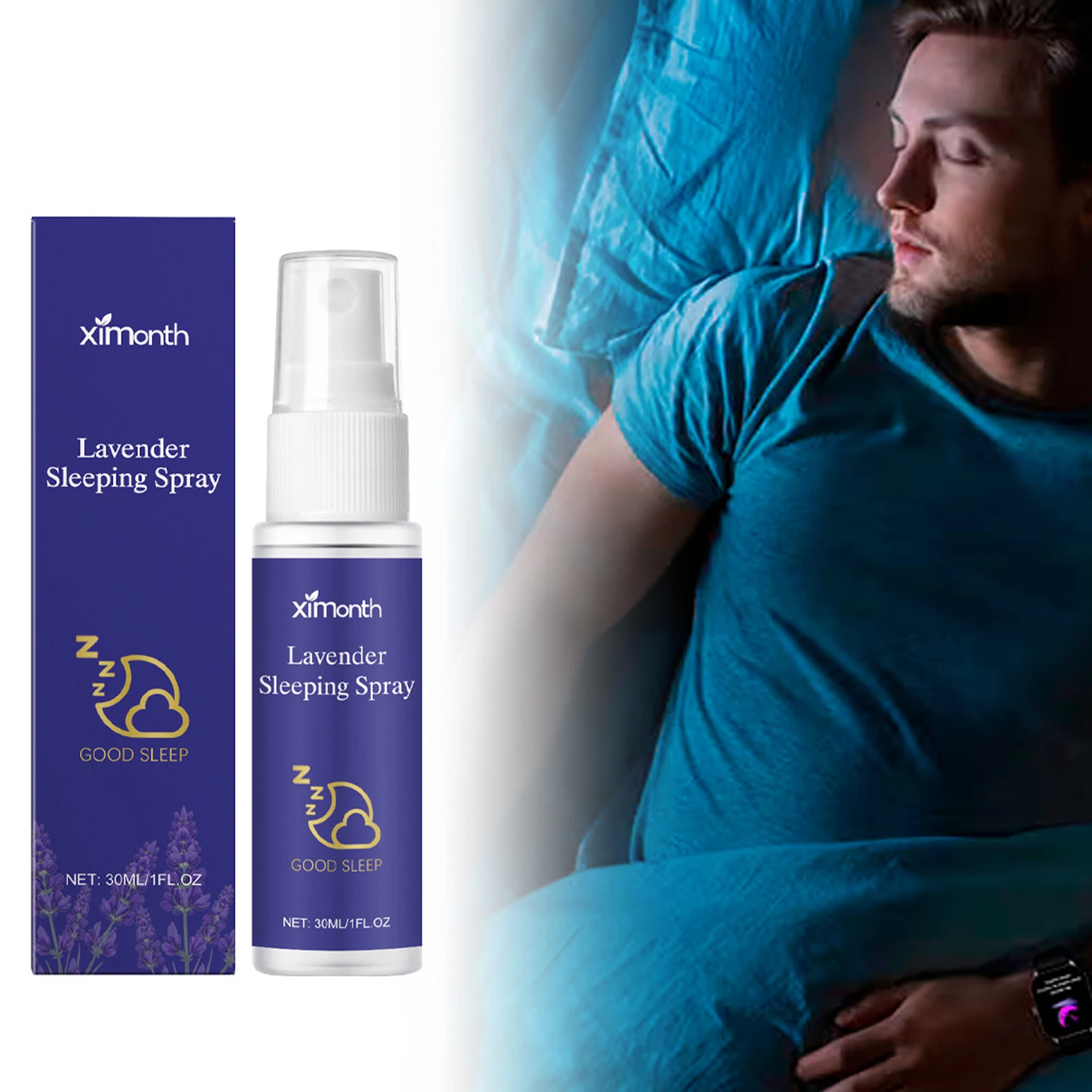 Spray de almohada Premium para reducir el estrés, alivia la ansiedad, calmante, mejora el insomnio, lavanda, manzanilla, aromaterapia, niebla para dormir profundo