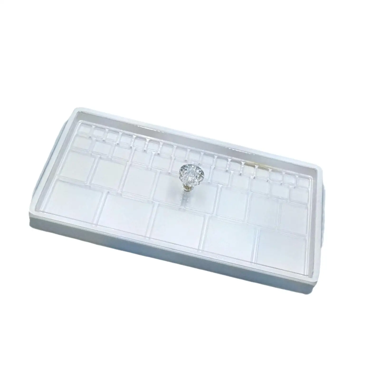 Watch Parts Storage Box Carry Case Home Use Watch Holder Multiple Partition